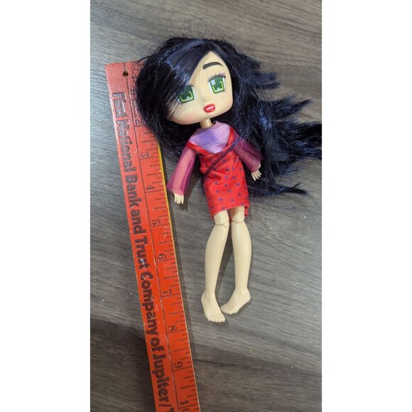 Boxy Girls Doll Riley Articulated 8” Doll By Jay Play Toys Red Polka Dot Dress - Picture 5 of 5